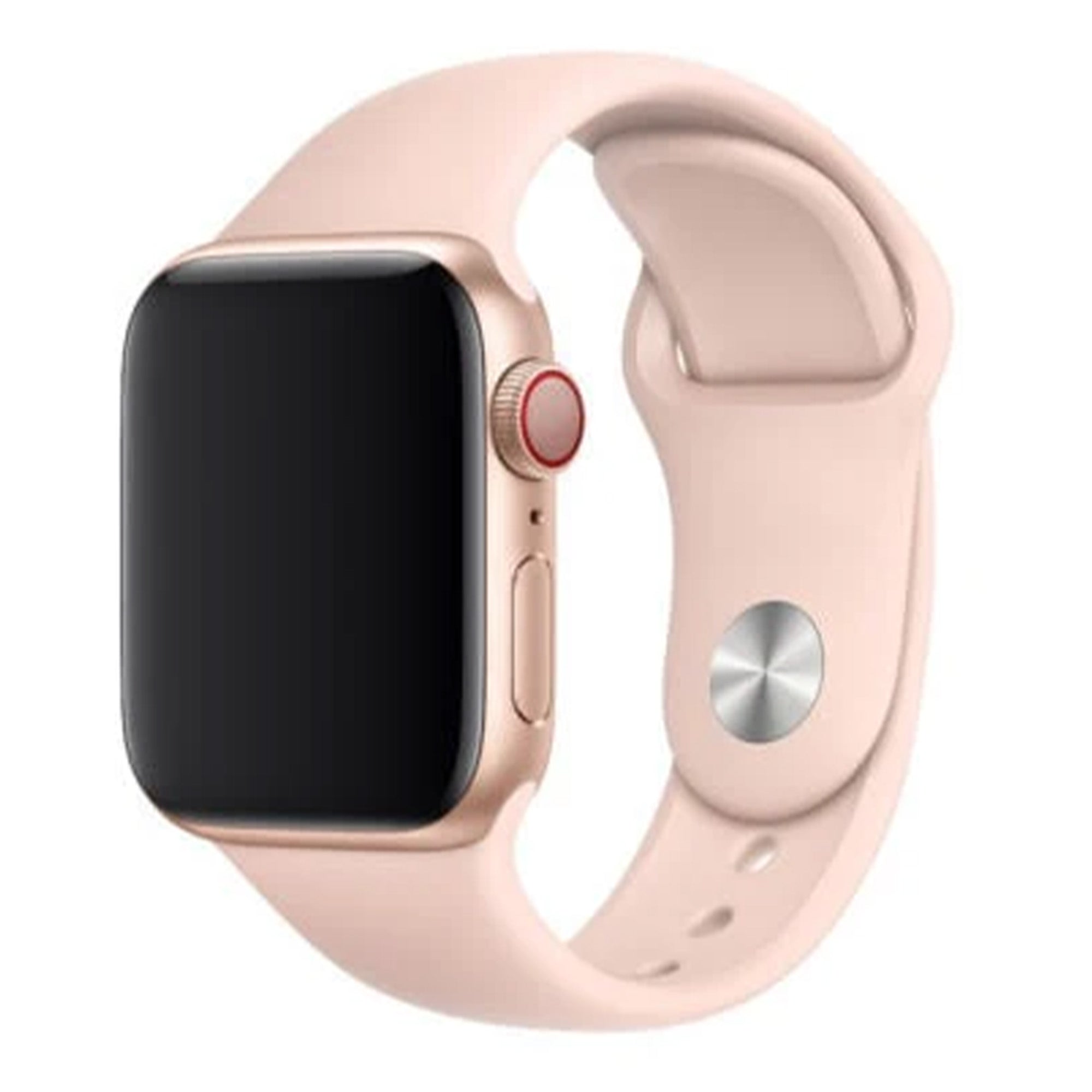 Apple Watch Silicone Strap (Soft Pink) - Main Image