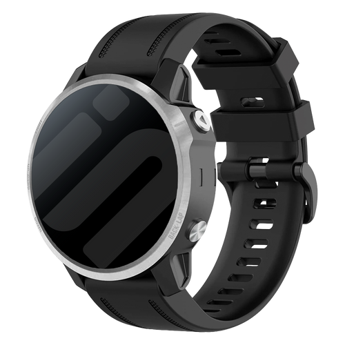 Garmin Fenix 5s/6s Silicone Strap (Black)