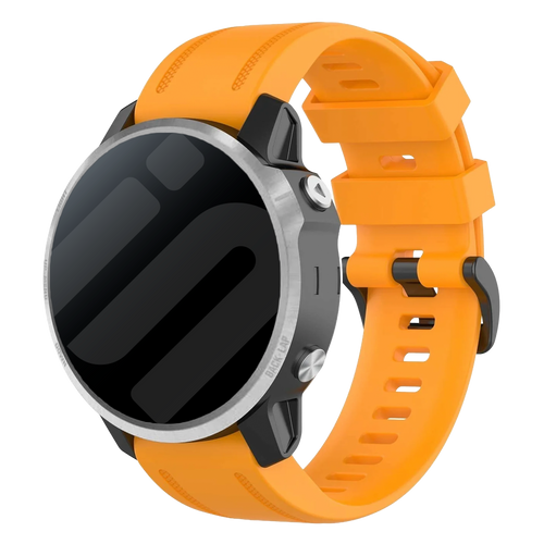Garmin Fenix 8 - 43mm Silicone Strap (Orange)