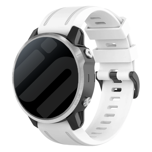 Garmin Fenix 8 - 43mm Silicone Strap (White)