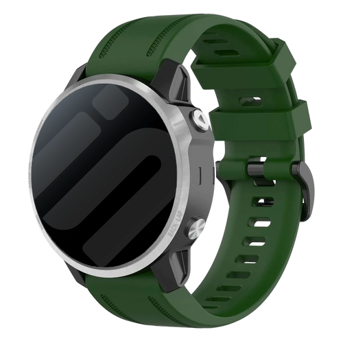 Garmin Descent Mk2S Silicone Strap (Army Green)