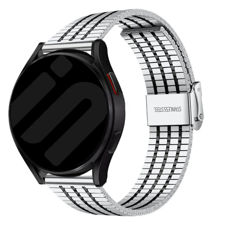 Coros Pace 3 Fine Steel Strap (Silver/Black)