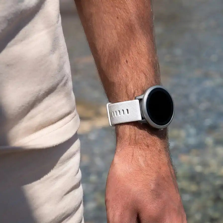 Samsung Galaxy Watch 4 44mm Premium Silicone Strap (White)