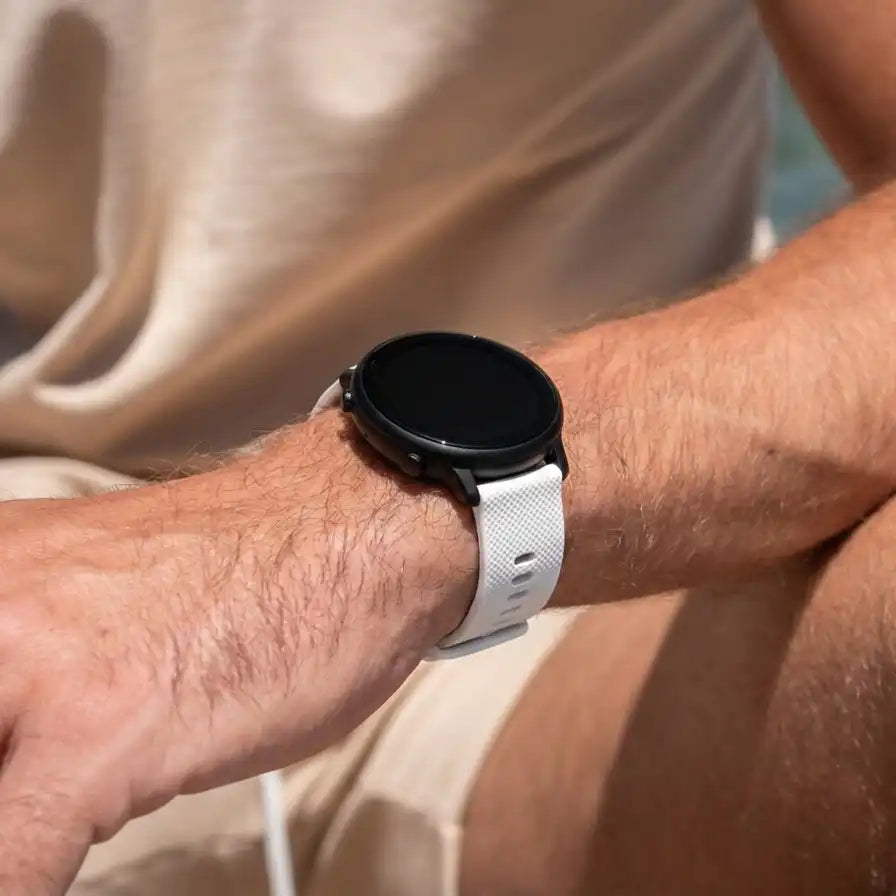 Samsung Galaxy Watch 4 44mm Premium Silicone Strap (White)