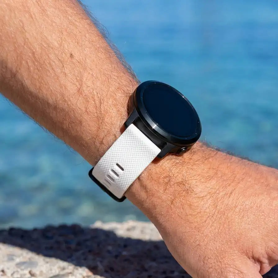 Samsung Galaxy Watch 4 44mm Premium Silicone Strap (White)