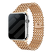 Apple Watch Beaded Steel Strap (Rose Gold)