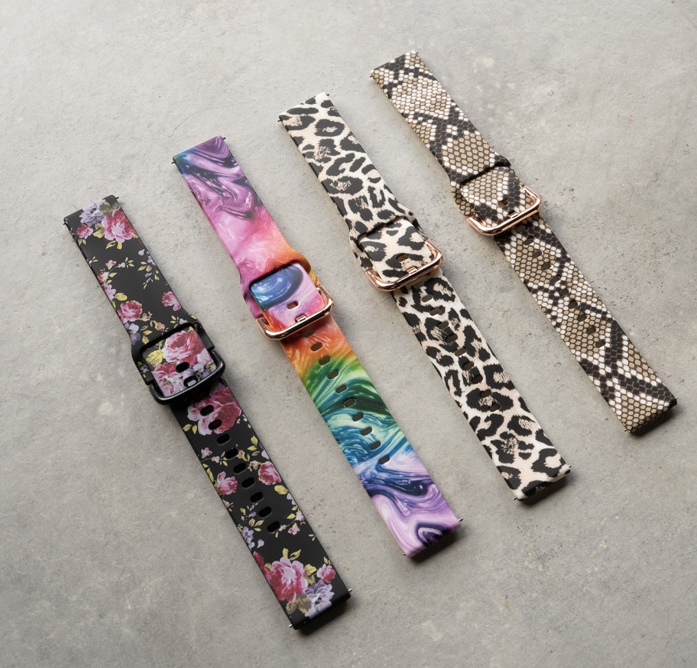 Pink Flower Amazfit Active 2 Strap