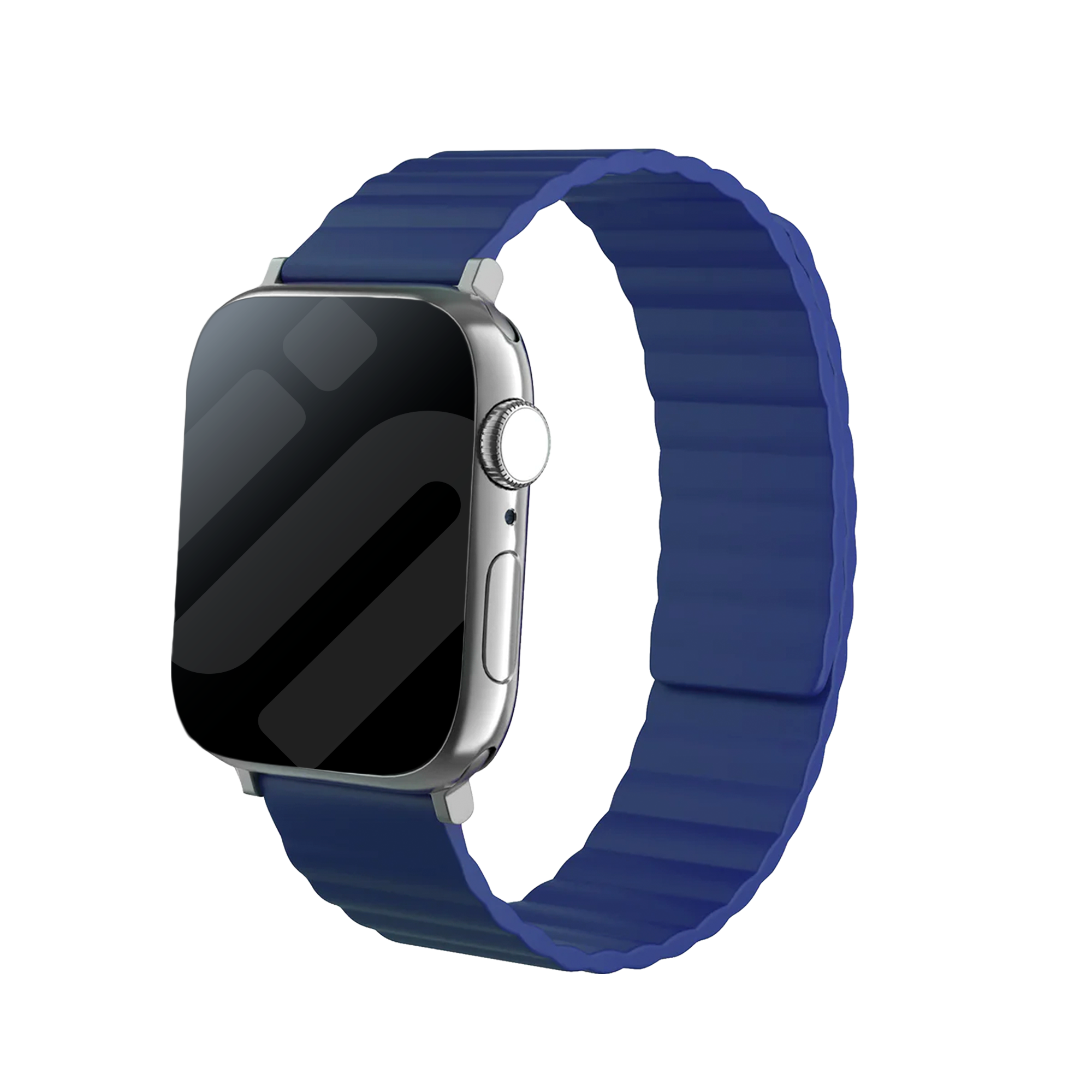 Apple Watch Magnetic Silicone Strap (Blue)