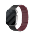 Apple Watch Magnetic Silicone Strap (Black/Red)