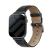 Apple Watch Leather Strap Crocodile Grain (Black)