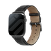 Apple Watch Leather Strap Crocodile Grain (Black)