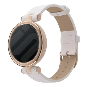 Garmin Lily Leather Strap (White)