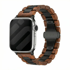 Apple Watch Ultra Wood Strap (Auburn/Black)