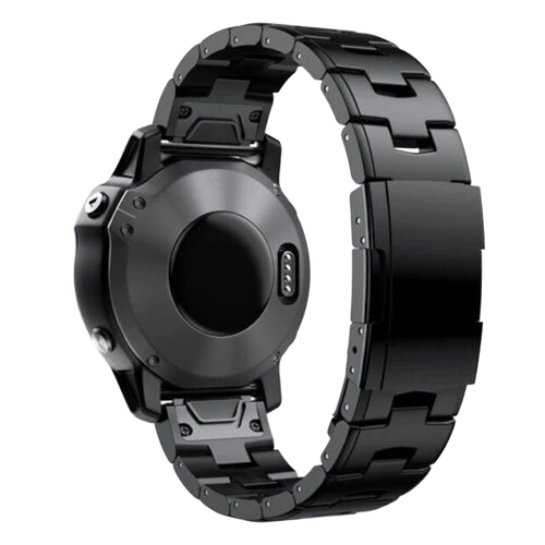 Garmin Quatix 3 / 6x / 7x Solar Titanium Strap (Black)