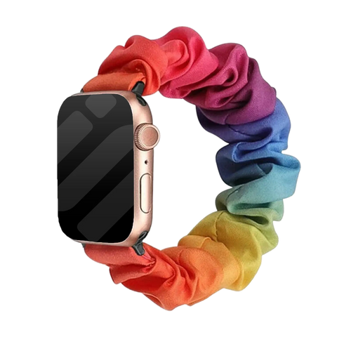 Apple Watch Scrunchie Strap (Rainbow)