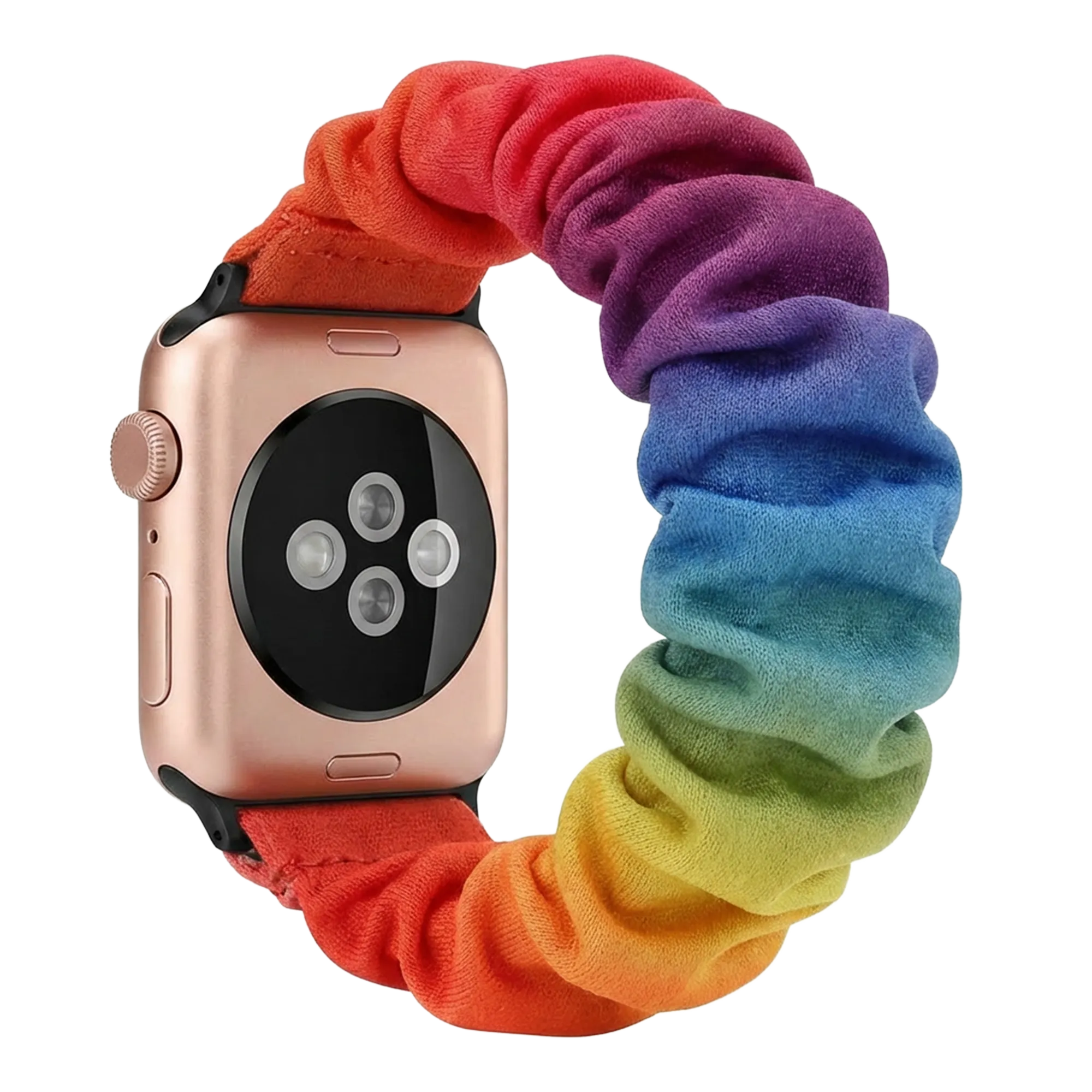 Apple Watch Scrunchie Strap (Rainbow)