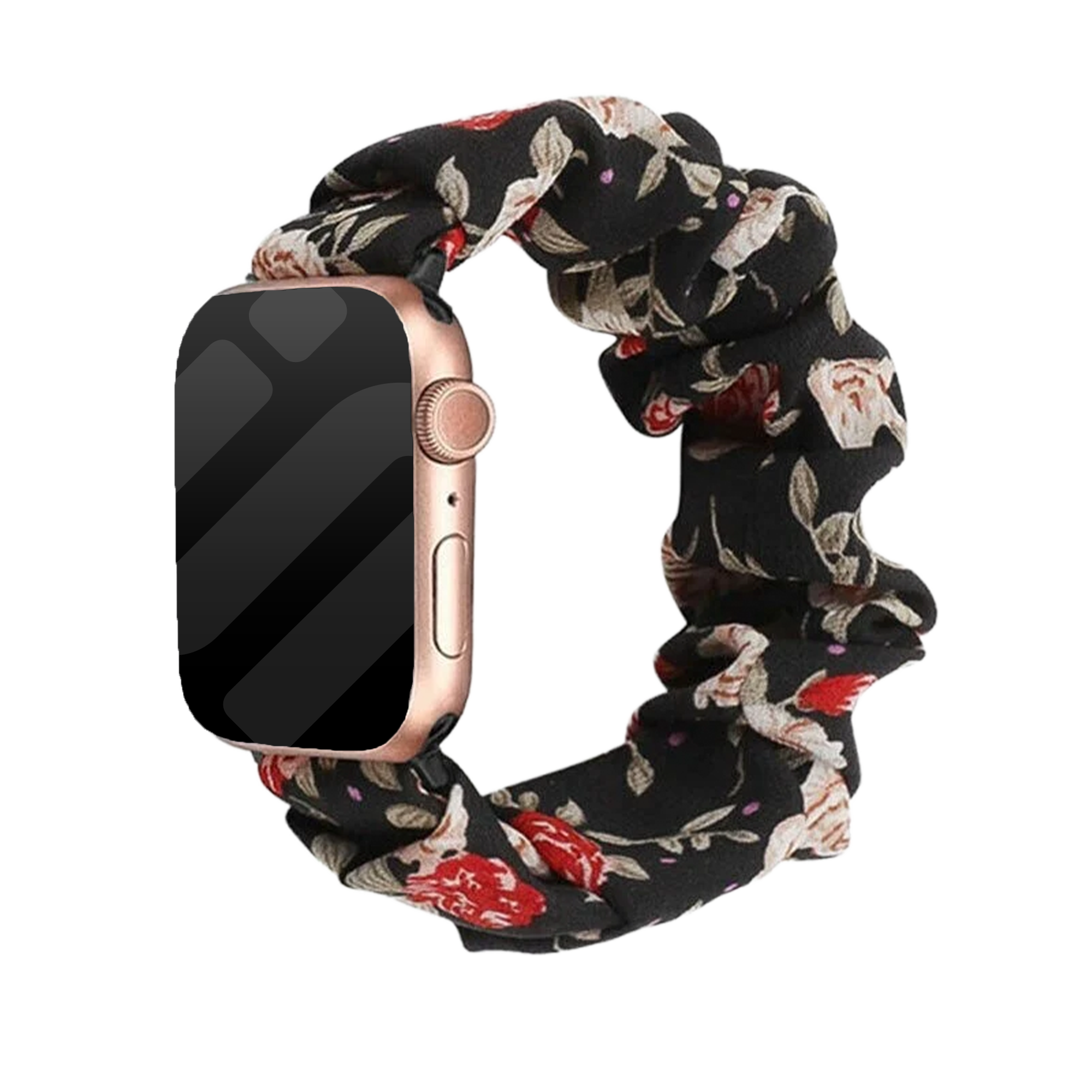 Apple Watch Scrunchie Strap (Flowers)