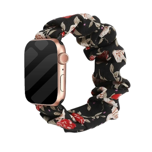 Apple Watch Scrunchie Strap (Flowers)