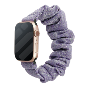 Apple Watch Scrunchie Strap (Shiny Purple)