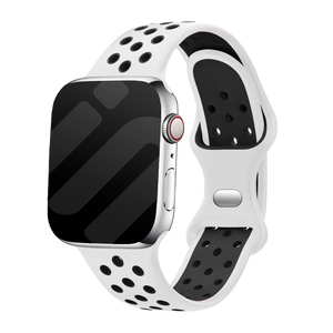 Apple Watch Sport Strap Classic (White/Black)