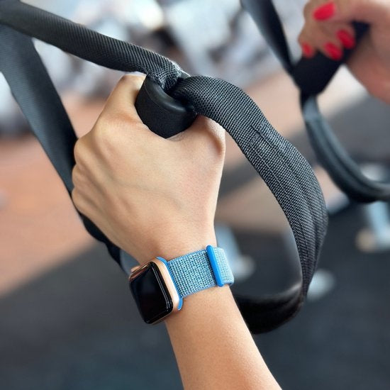 Apple Watch Nylon Loop Strap (Blue)