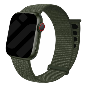 Apple Watch Nylon Loop Strap (Army Green)