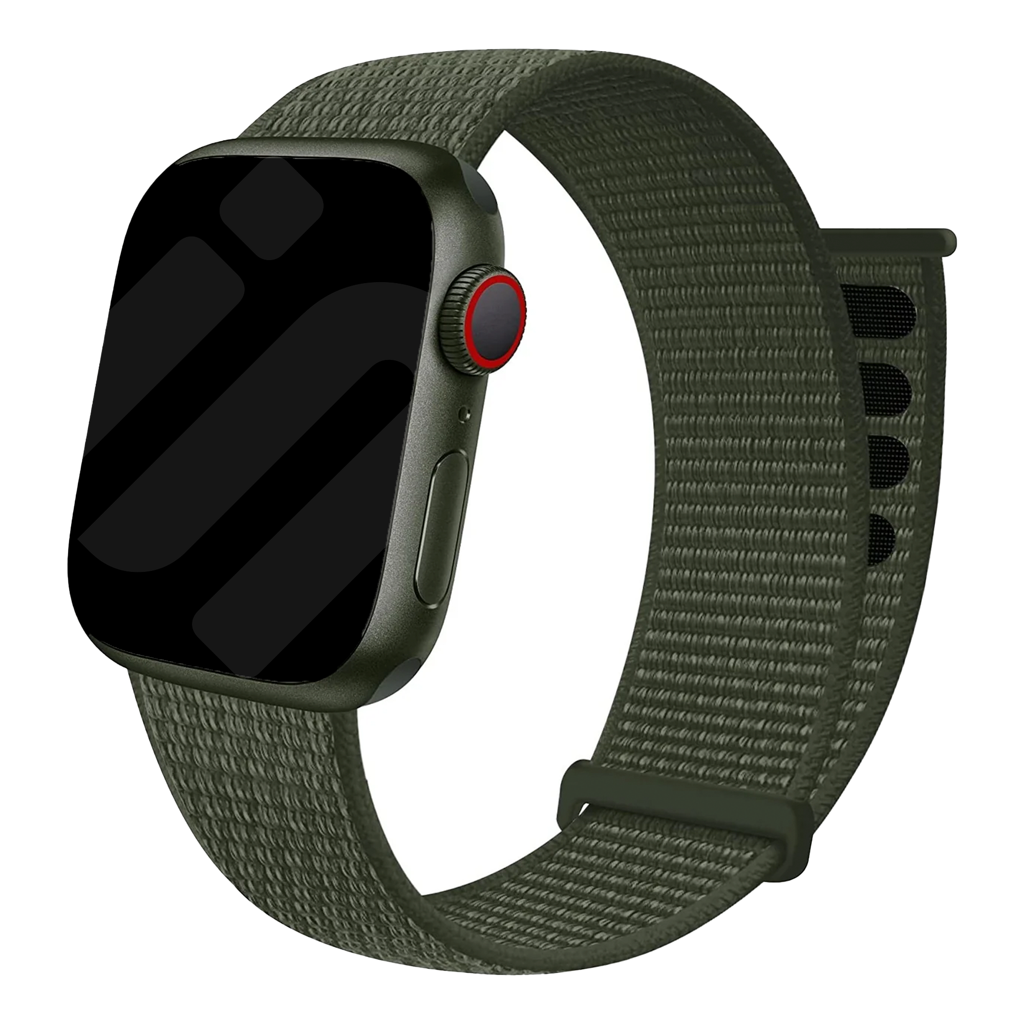 Apple Watch Nylon Loop Strap (Army Green)