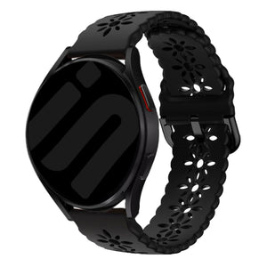 Coros Apex 2 Patterned Silicone Strap (Black)