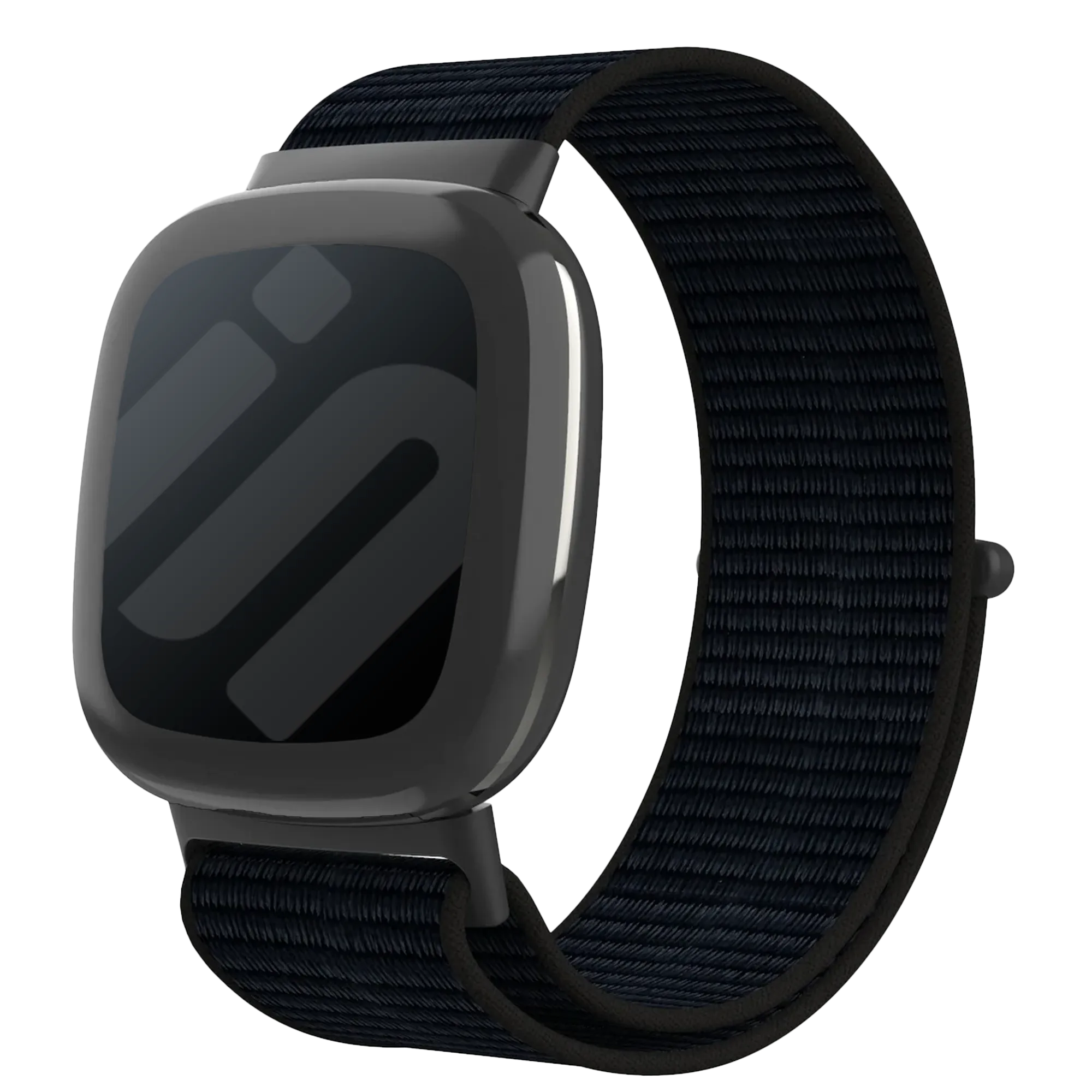Fitbit Versa 4 Nylon Strap (Black)