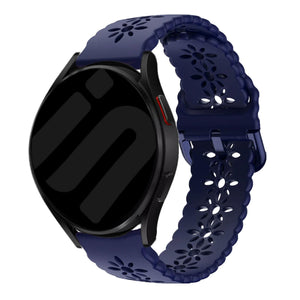 Coros Apex 2 Patterned Silicone Strap (Dark Blue)
