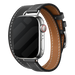 Apple Watch Leather Double Tour Strap (Black)