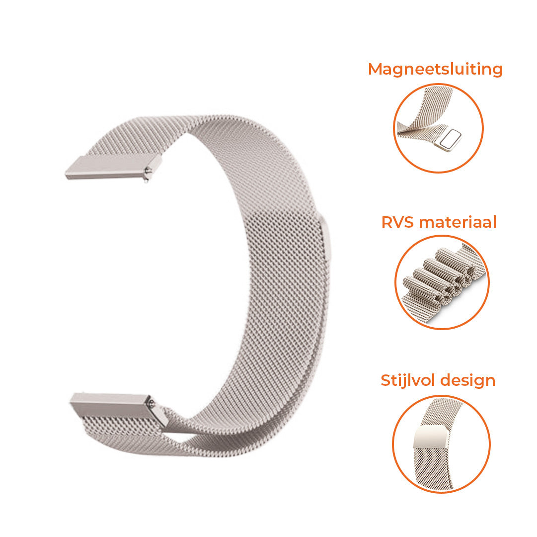 Withings ScanWatch 2 - 42mm Milanese Strap (Starlight)