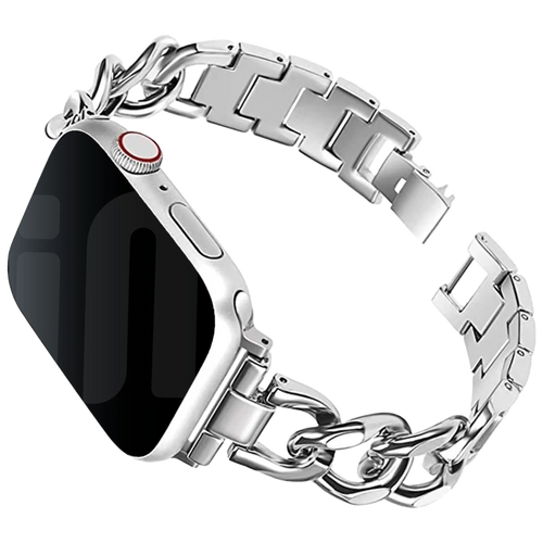 Apple Watch Steel Chain Strap (Silver)