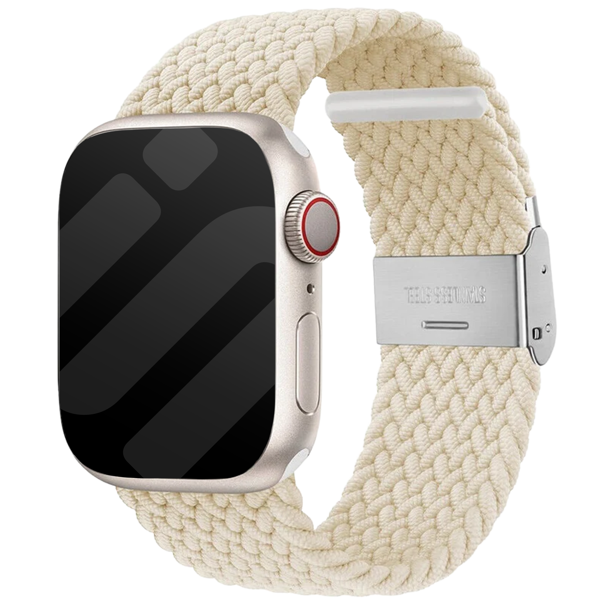 Apple Watch Braided Strap (Starlight)