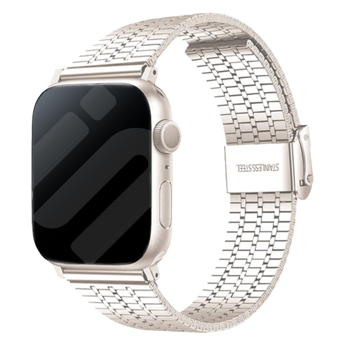 Apple Watch Fine Steel Strap (Starlight)