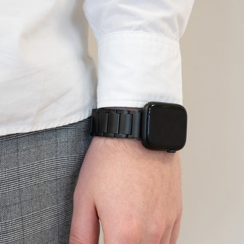 Bandz Apple Watch Ultra Titanium Strap 'Classic' (Black)