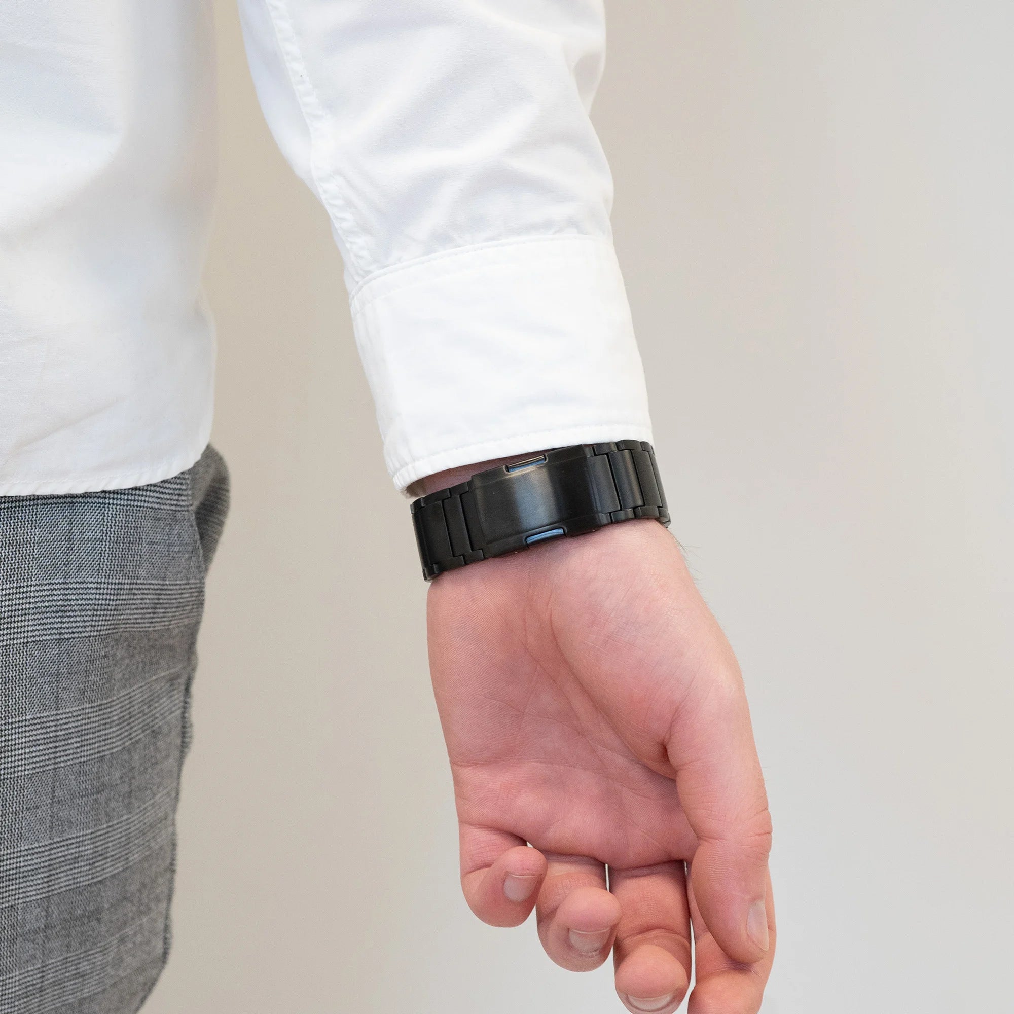 Bandz Apple Watch Titanium Strap 'Classic' (Black)