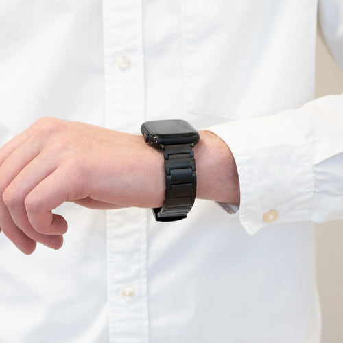 Bandz Apple Watch Ultra Titanium Strap 'Classic' (Black)