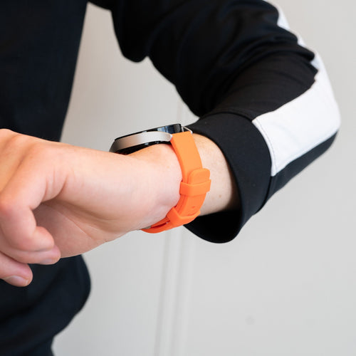 Bandz Coros Apex 42mm Silicone Strap 'Deluxe' (Orange)