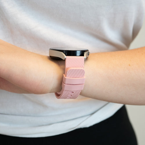 Bandz Suunto Run Silicone Strap 'Deluxe' (Pink)