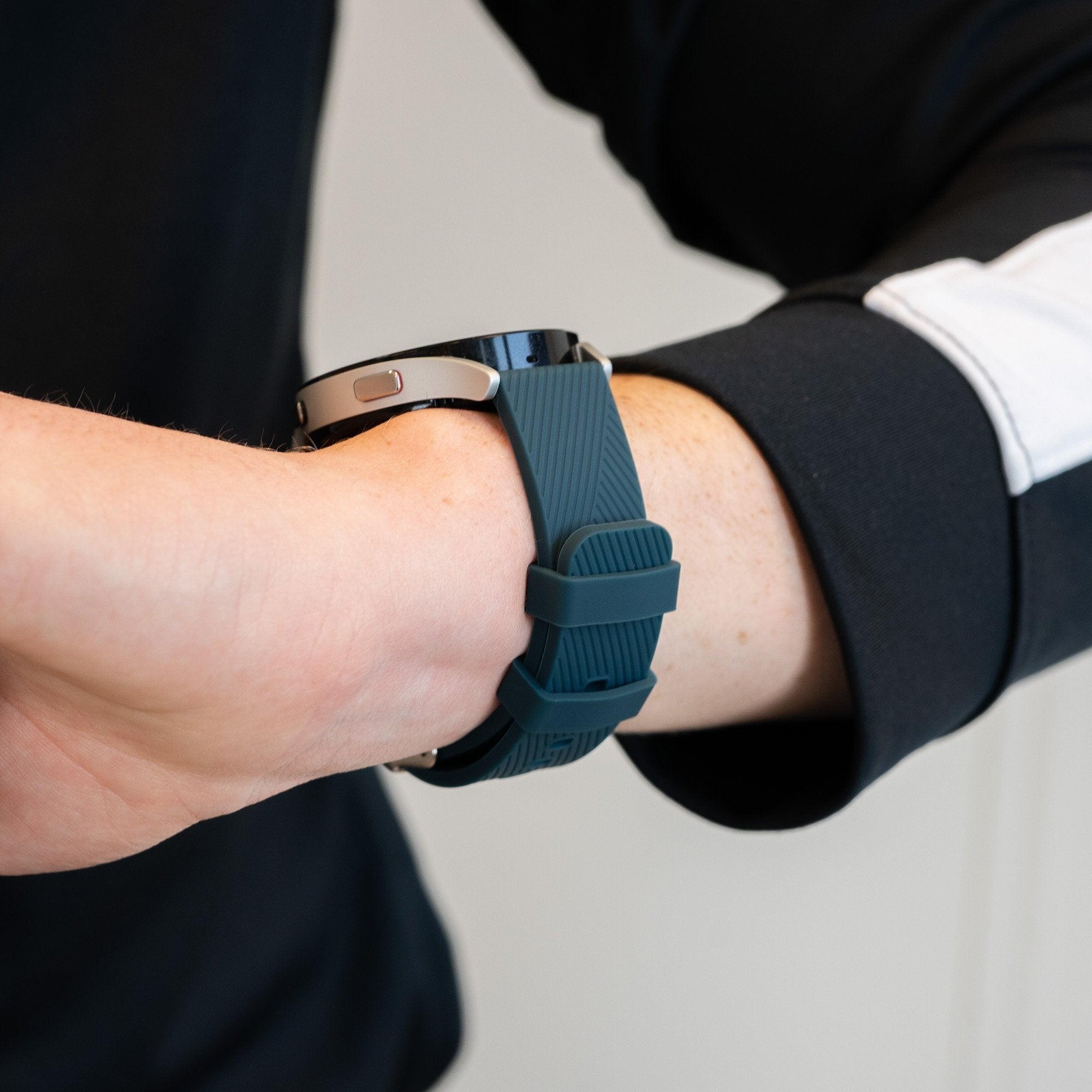 Bandz Coros Apex 42mm Silicone Strap 'Deluxe' (Dark Green)