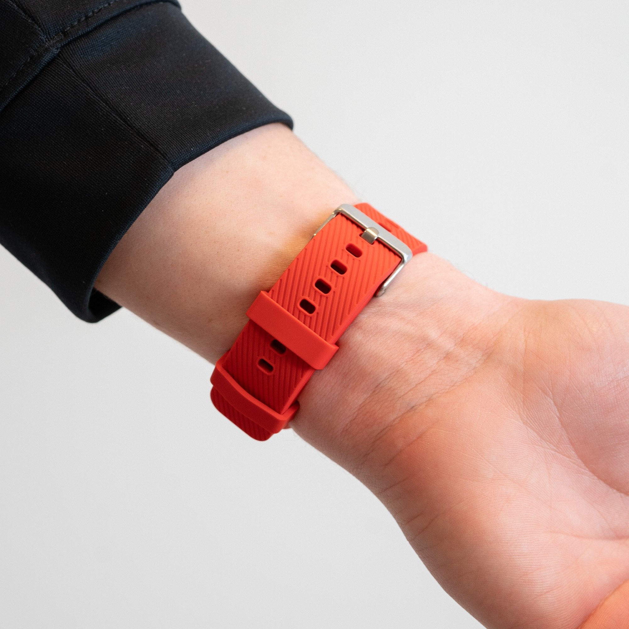 Bandz Redmi Watch 5 Active Silicone Strap 'Deluxe' (Red)