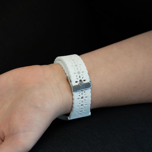 Bandz Maoo Ventura Patterned Silicone Strap (White)