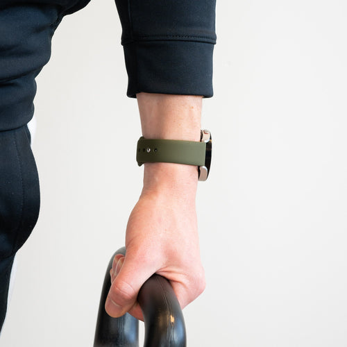 Bandz Suunto Run Sport Strap 'Deluxe' (Olive Green)