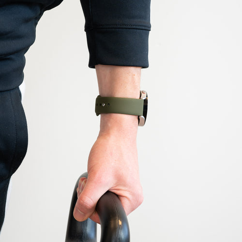 Bandz OnePlus Watch 3 Sport Strap 'Deluxe' (Olive Green)