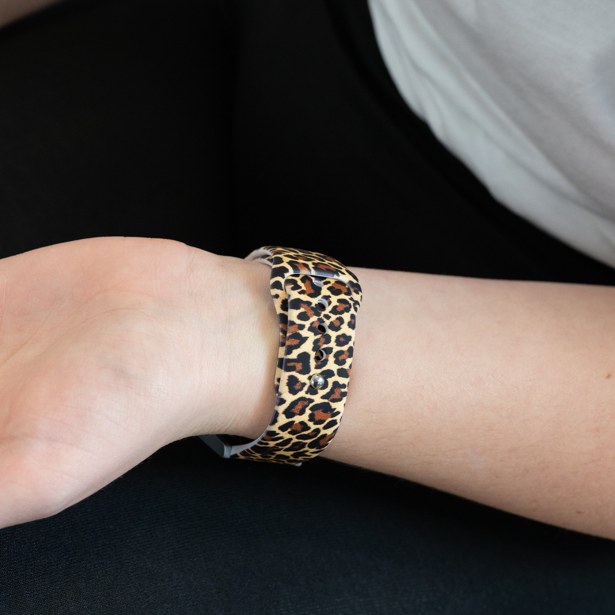 Bandz Amazfit Active 2 Silicone Strap 'Leopard'