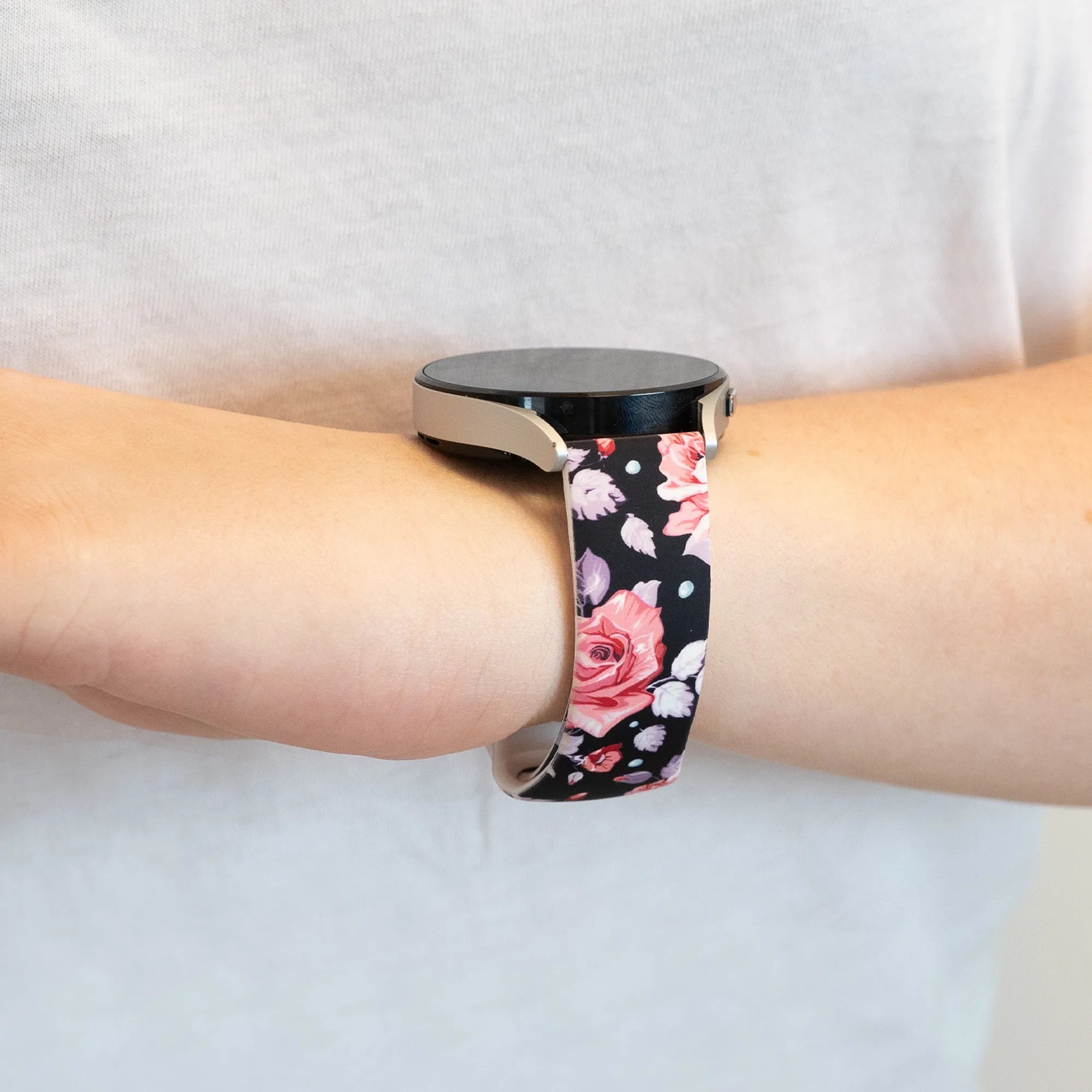 Bandz Gard Pro Health Smartwatch 3 - 41mm Patterned Strap ('Flower')