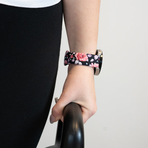 Bandz ICE Smart 3.0 Rectangular 1.78 Silicone Strap 'Flowers'