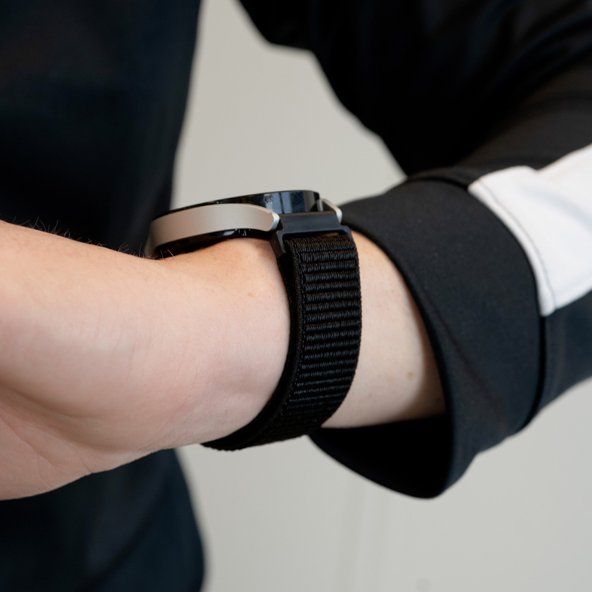 Bandz Coros Pace 2 Nylon Loop Strap (Black)