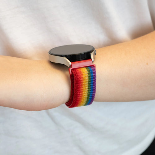 Bandz Coros Pace 2 Nylon Loop Strap (Rainbow)